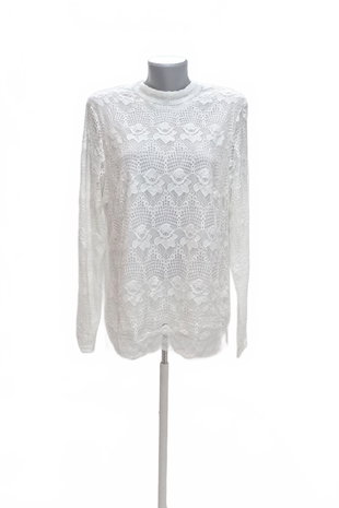 Damen -T-ShirtGenesisohne Aufdruck,farbeweiss,größe2XL