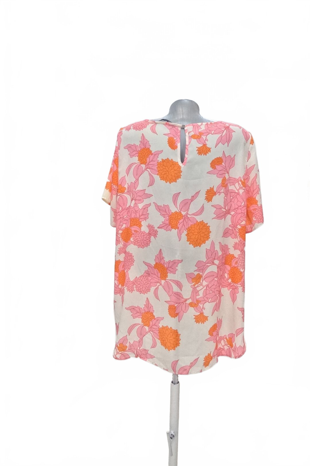 Damen -T-ShirtGenesisohne Aufdruck,farbegeblümt,größe2XL