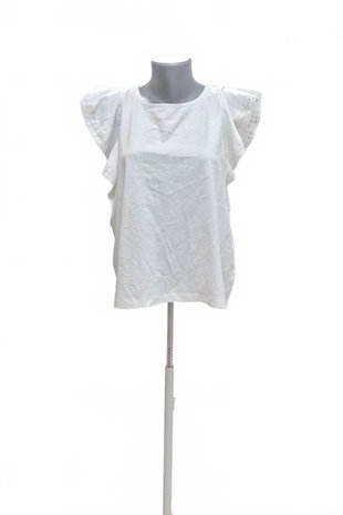 Damen -T-ShirtH&Mohne Aufdruck,farbeweiss,größeL