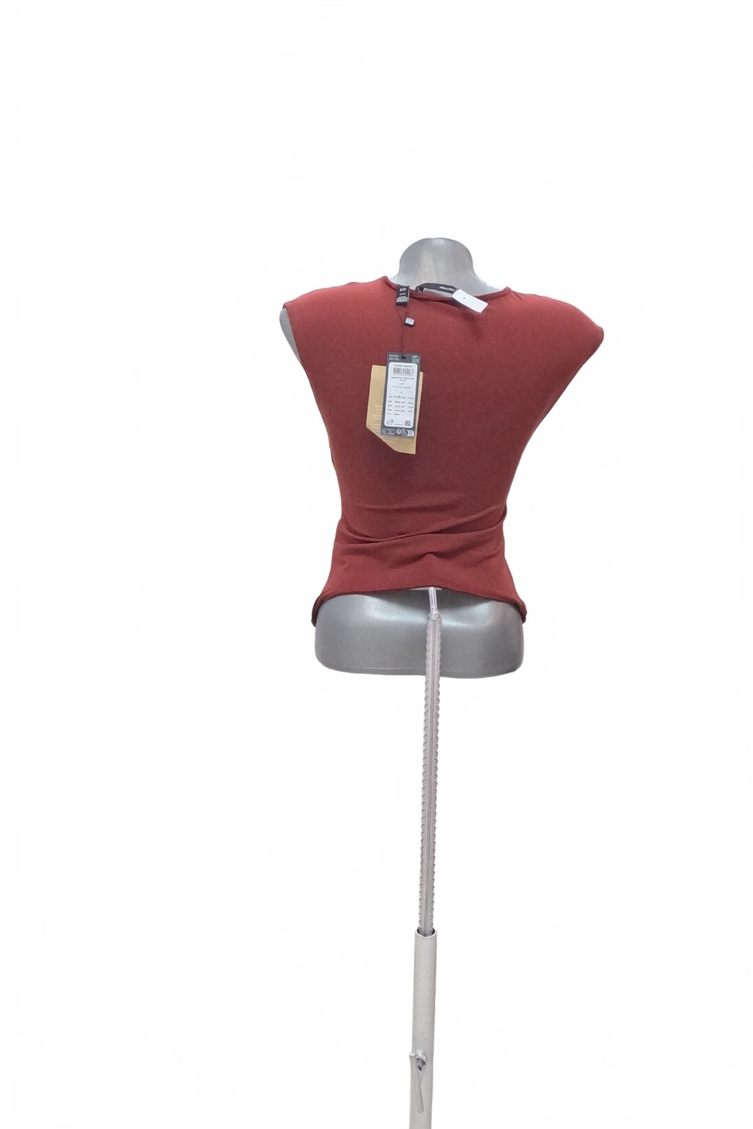 Damen -T-ShirtVero Modaohne Aufdruck,farberot,größeS