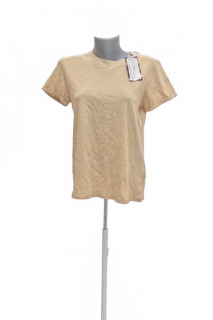 Damen -T-ShirtFbsisterohne Aufdruck,farbebeige,größeS