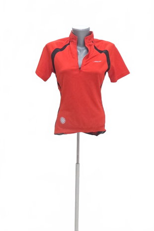 Damen -T-ShirtArcoreohne Aufdruck,farberot,größeM