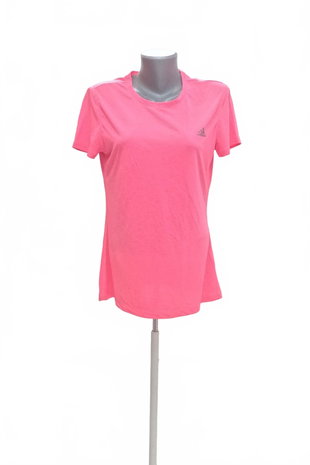 Damen -T-ShirtAdidasohne Aufdruck,farberute,größeM