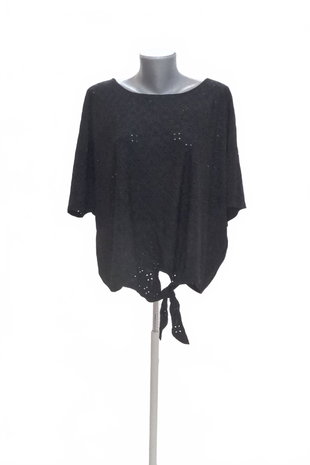 Damen -T-ShirtJaninaohne Aufdruck,farbeschwarz,größeXL