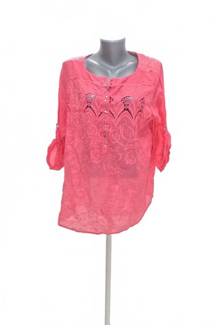 Damen -T-ShirtGenesisohne Aufdruck,farberute,größeL