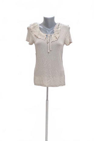 Damen -T-ShirtOrsayohne Aufdruck,farbebeige,größeS