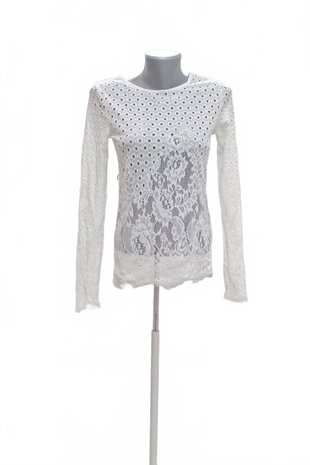 Damen -T-ShirtStradivariusohne Aufdruck,farbeweiss,größeS