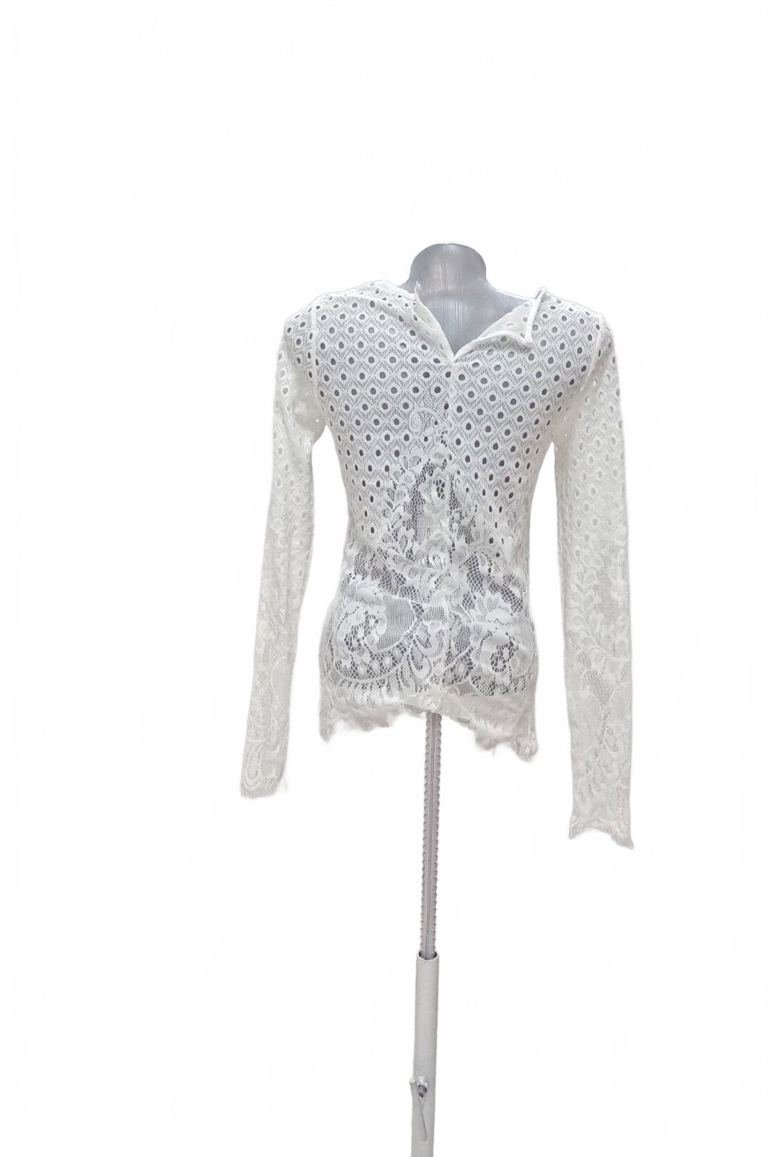 Damen -T-ShirtStradivariusohne Aufdruck,farbeweiss,größeS