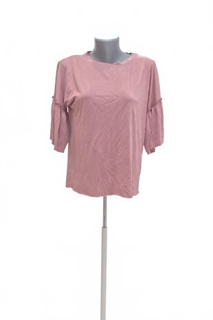 Damen -T-ShirtStradivariusohne Aufdruck,farberute,größeS
