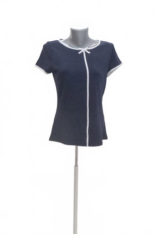 Damen -T-ShirtOrsayohne Aufdruck,farbeblau,größeM