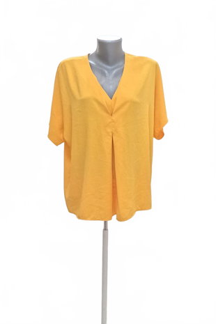 Damen -T-ShirtPrimarkohne Aufdruck,farbegelb,größeM
