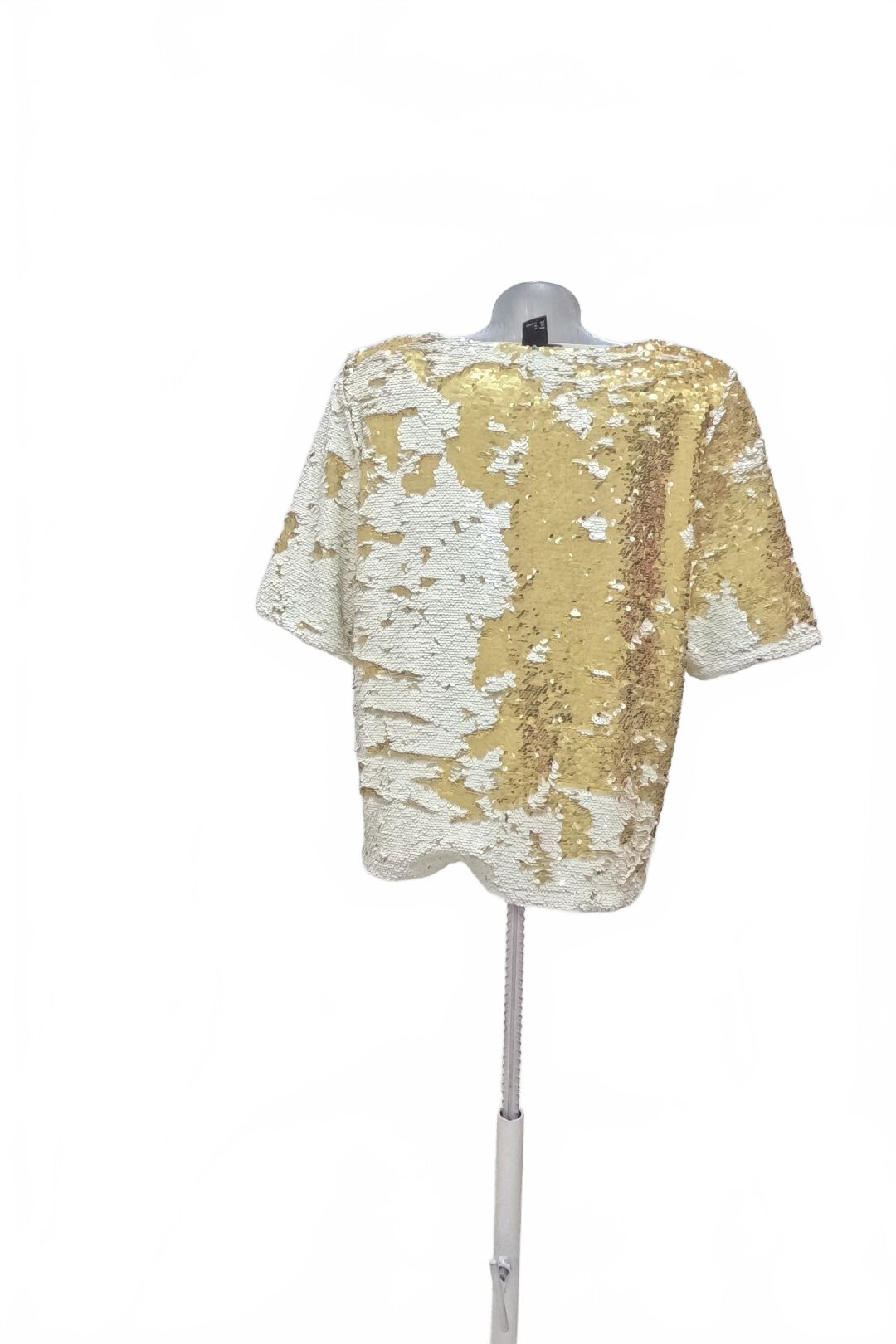 Damen -T-ShirtLindexohne Aufdruck,farbegold,größeM