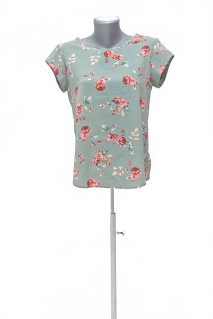 Damen -T-ShirtOnlyohne Aufdruck,farbegeblümt,größe34