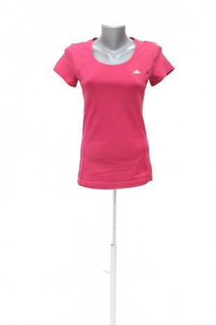 Damen -T-ShirtAdidasohne Aufdruck,farberute,größe38