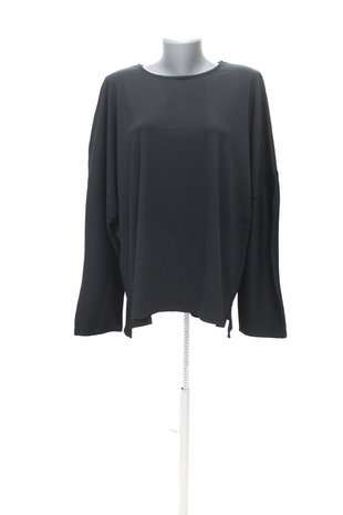 Damen -T-ShirtF&Fohne Aufdruck,farbeschwarz,größeXL