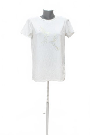Damen -T-ShirtGenesisohne Aufdruck,farbeweiss,größeS