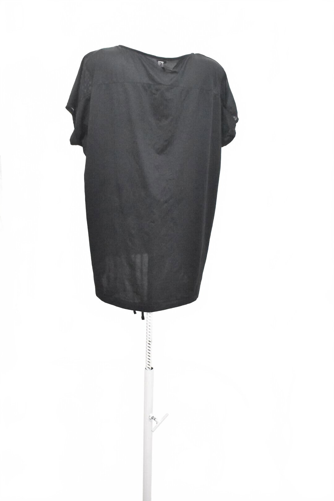 Damen -T-ShirtDecathlonohne Aufdruck,farbeschwarz,größeXL
