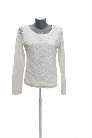 Damen -T-ShirtAmisuohne Aufdruck,farbeweiss,größeXL