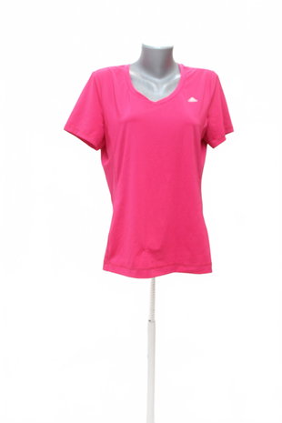 Damen -T-ShirtAdidasohne Aufdruck,farberute,größeL