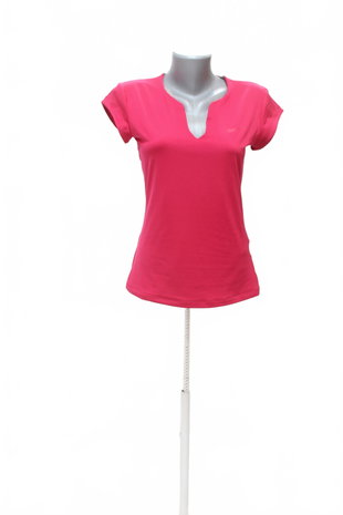 Damen -T-ShirtNikeohne Aufdruck,farberute,größeM