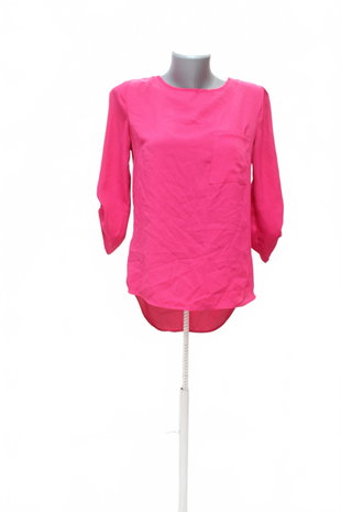 Damen -T-ShirtAmisuohne Aufdruck,farberute,größeS