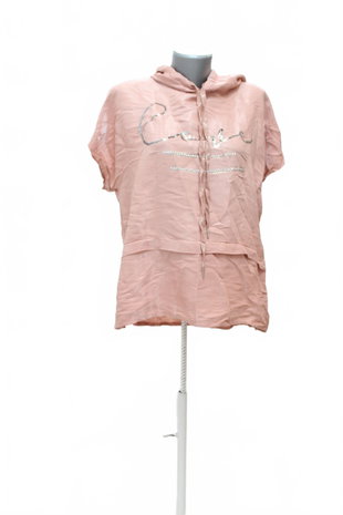 Damen -T-ShirtGenesismit Aufdruck,farberute,größeM