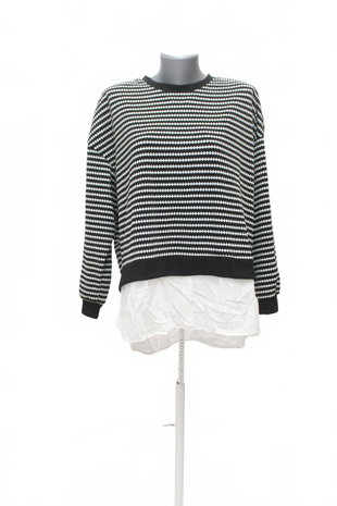 Damen -T-ShirtBelovedohne Aufdruck,farbegestreift,größe2XL