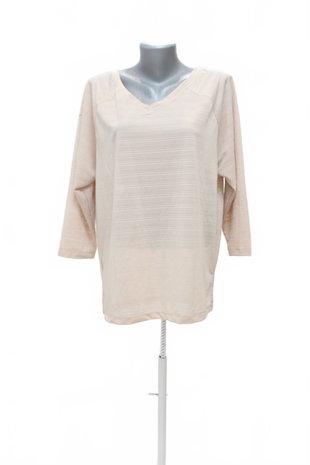 Damen -T-ShirtAlpine Proohne Aufdruck,farbebeige,größeM