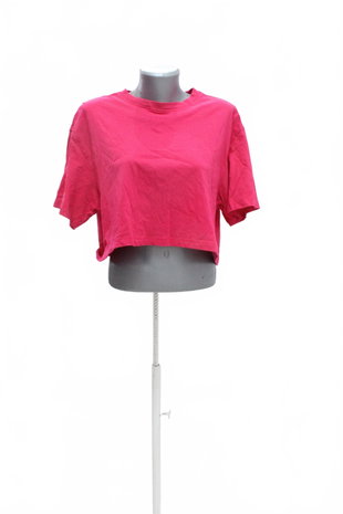 Damen -T-ShirtFbsisterohne Aufdruck,farberute,größeL