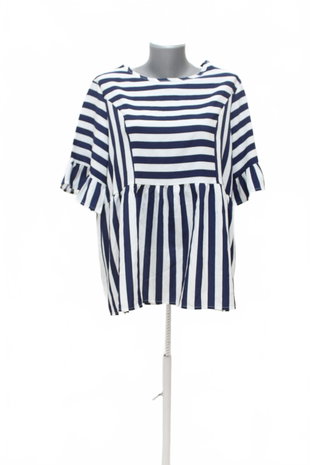 Damen -T-ShirtGenesisohne Aufdruck,farbegestreift,größeM