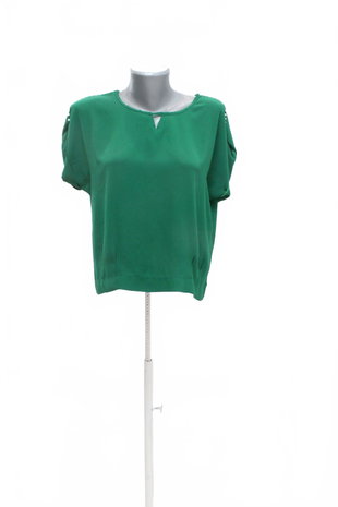 Damen -T-ShirtGenesisohne Aufdruck,farbegrün,größeS