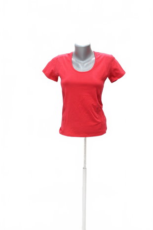 Damen -T-ShirtGenesisohne Aufdruck,farberot,größeM