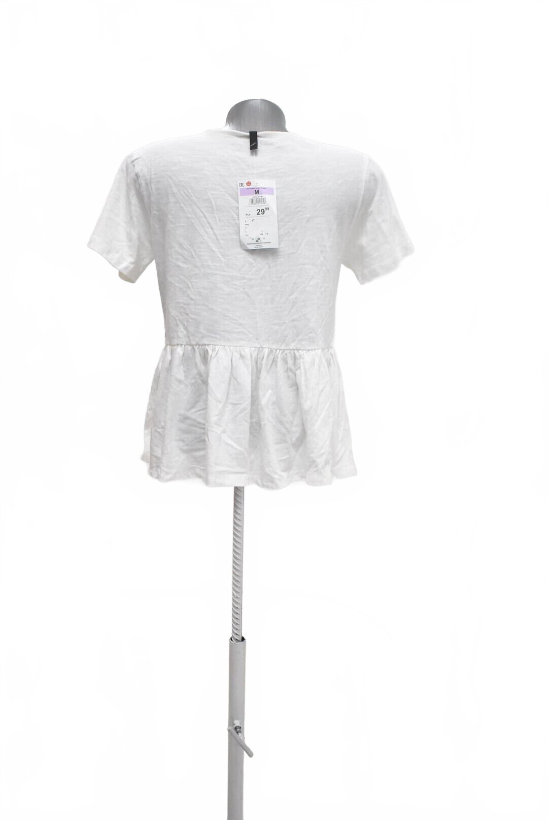 Damen -T-ShirtSinsayohne Aufdruck,farbeweiss,größeM