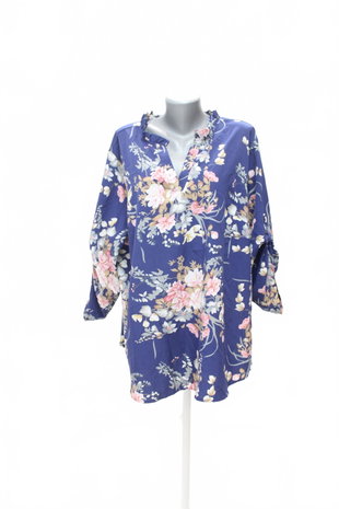 Damen -T-ShirtGenesisohne Aufdruck,farbegeblümt,größeXL