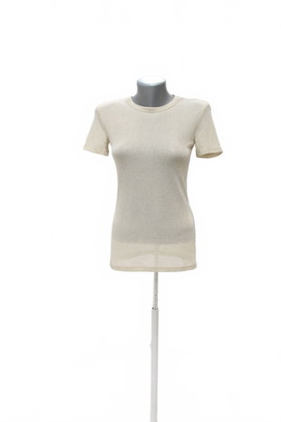 Damen -T-ShirtZaraohne Aufdruck,farbebeige,größeM