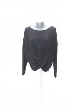 Damen -T-ShirtF&Fohne Aufdruck,farbeschwarz,größe46