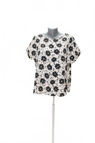 Damen -T-ShirtAtmosphereohne Aufdruck,farbegeblümt,größe44