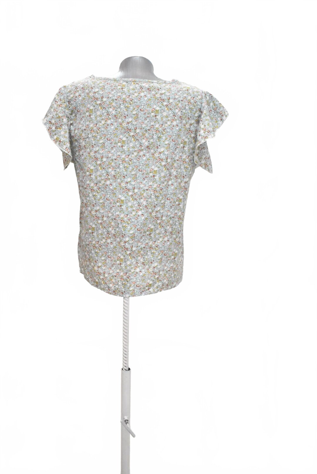 Damen -T-ShirtSheinohne Aufdruck,farbegeblümt,größeM