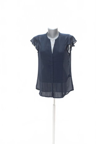 Damen -T-ShirtH&Mohne Aufdruck,farbeblau,größe40