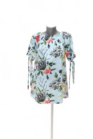 Damen -T-ShirtGenesisohne Aufdruck,farbegeblümt,größeL
