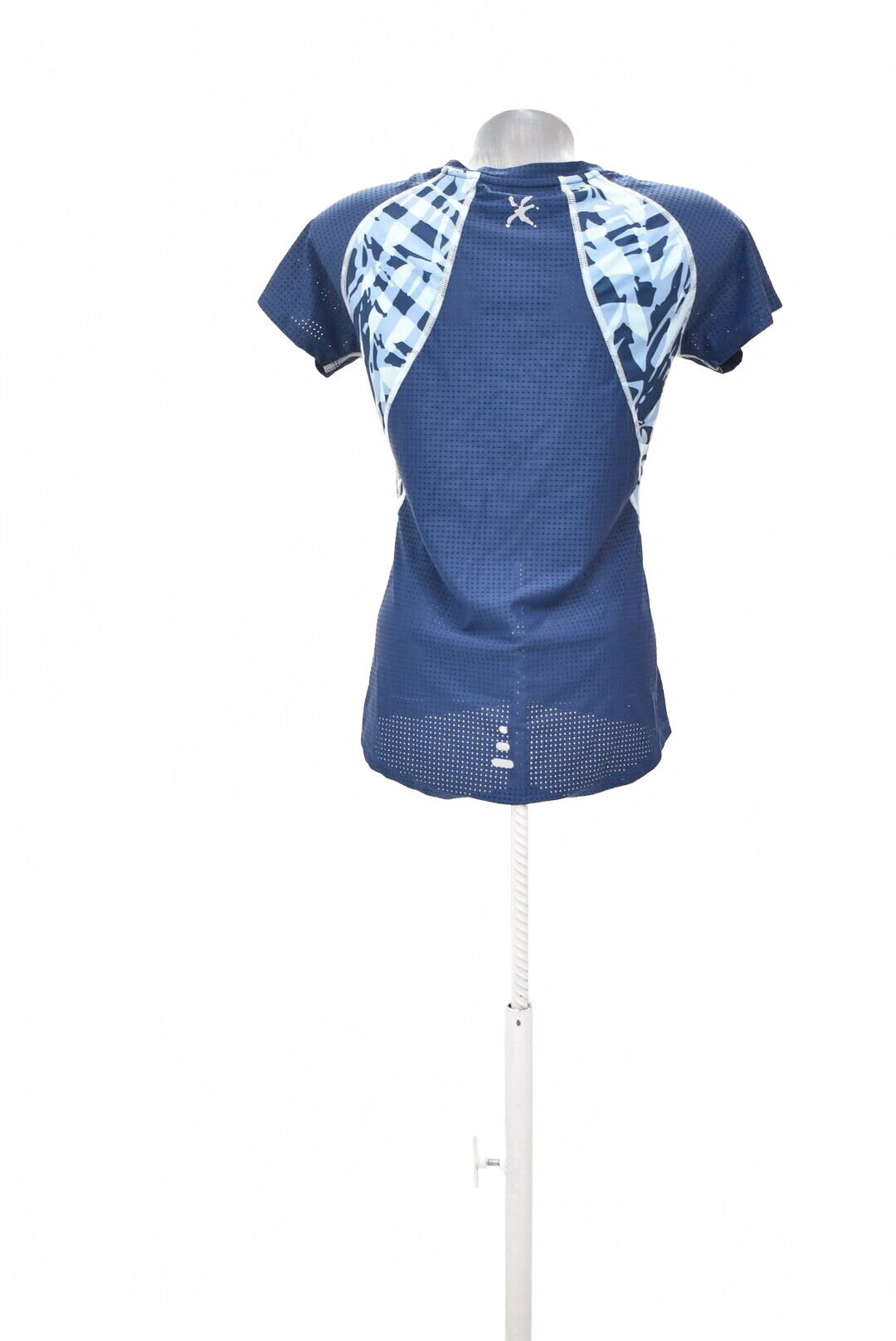 Damen -T-ShirtKlimatexohne Aufdruck,farbeblau,größeS