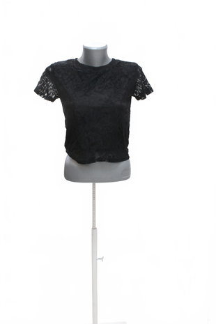 Damen -T-ShirtFbsisterohne Aufdruck,farbeschwarz,größeS