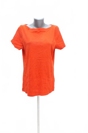 Damen -T-ShirtF&Fohne Aufdruck,farbeorange,größe50