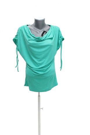 Damen -T-ShirtEsmaraohne Aufdruck,farbegrün,größeM