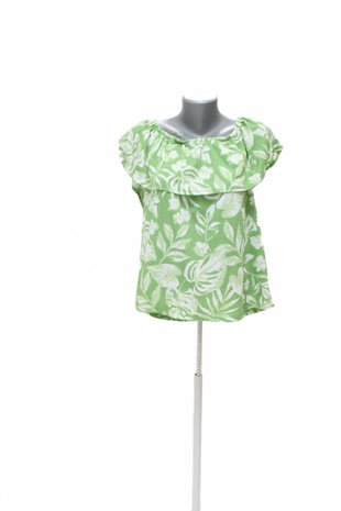 Damen -T-ShirtF&Fohne Aufdruck,farbegeblümt,größe44