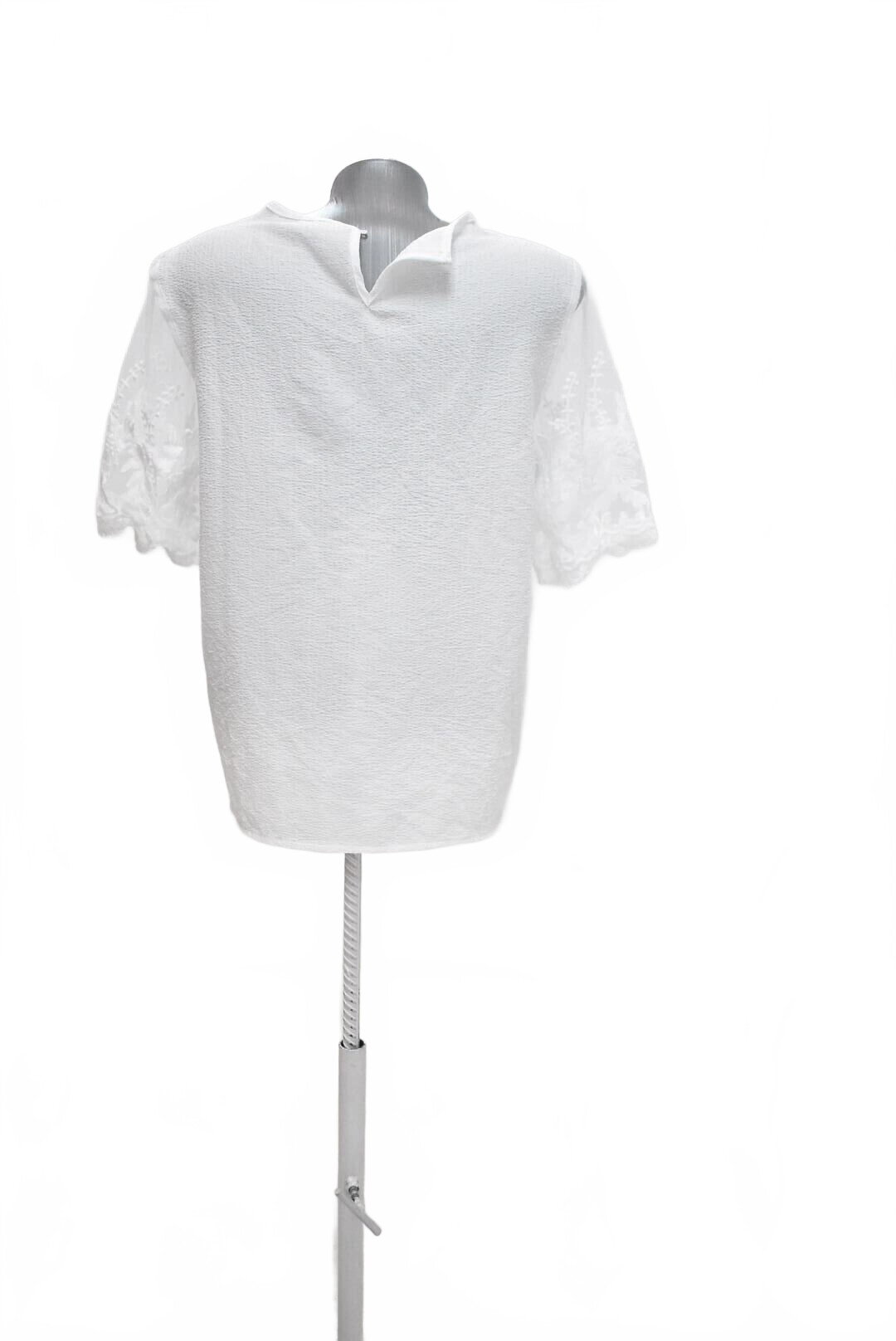 Damen -T-ShirtSheinohne Aufdruck,farbeweiss,größe40