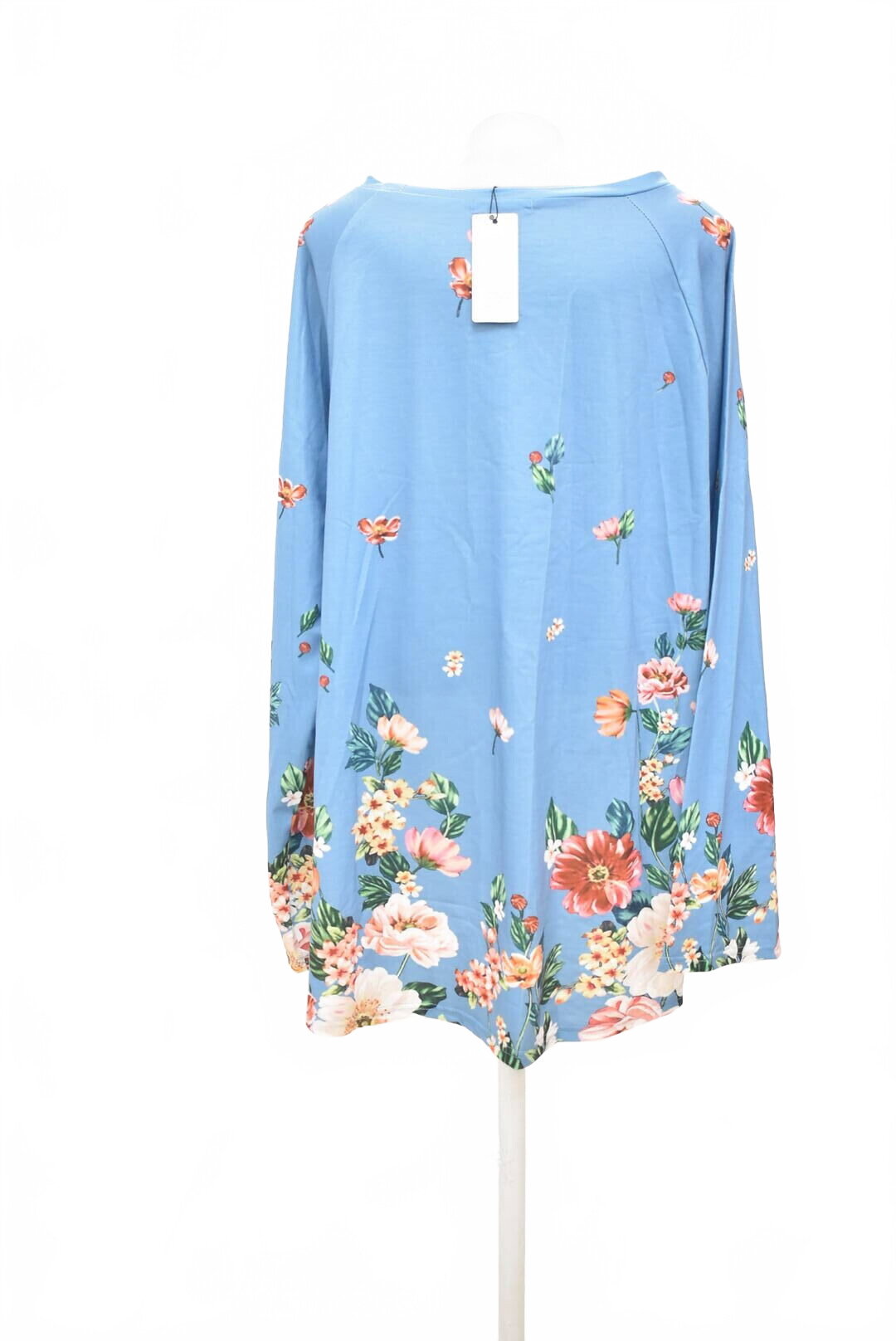 Damen -T-ShirtSheilayohne Aufdruck,farbegeblümt,größe2XL