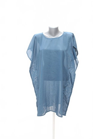 Damen -T-ShirtGenesisohne Aufdruck,farbeblau,größeXL