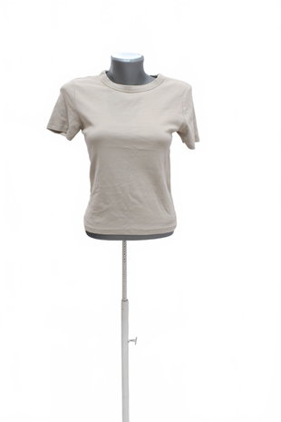 Damen -T-ShirtFbsisterohne Aufdruck,farbebeige,größeL
