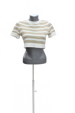 Damen -T-ShirtDividedohne Aufdruck,farbegestreift,größeS